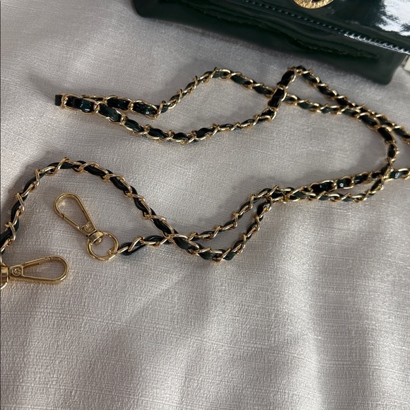 Valentino Orlandi Dark Green Patent Leather Clutch - Picture 11 of 14